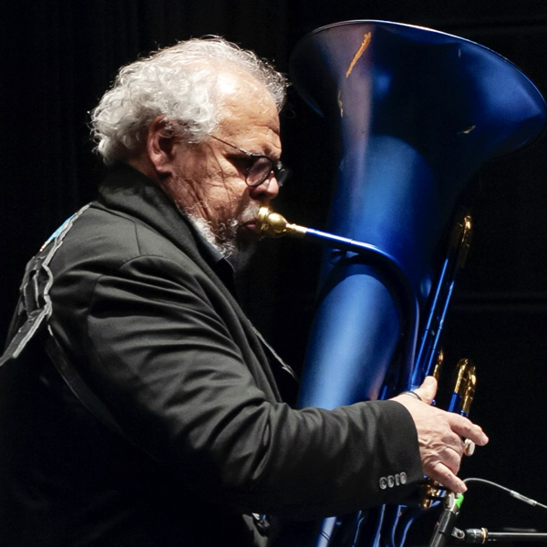 Michel Godard performing at SOHFest 2025 in Istanbul.